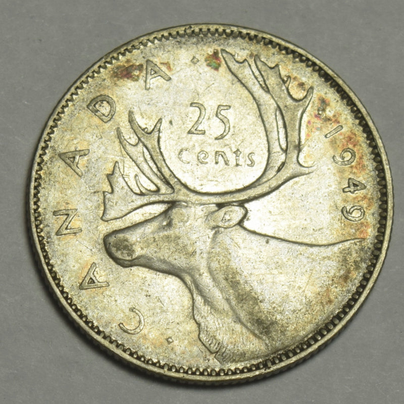 1949 Canadian Quarter . . . . XF/AU