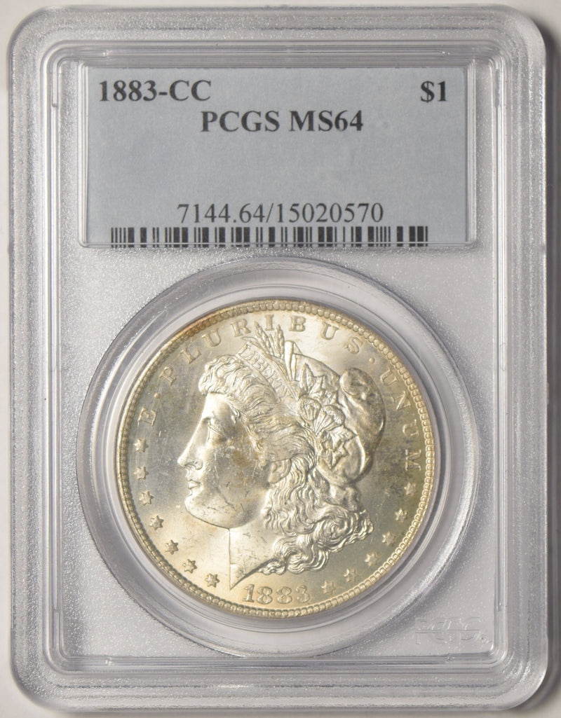 1883-CC Morgan Dollar . . . . PCGS MS-64