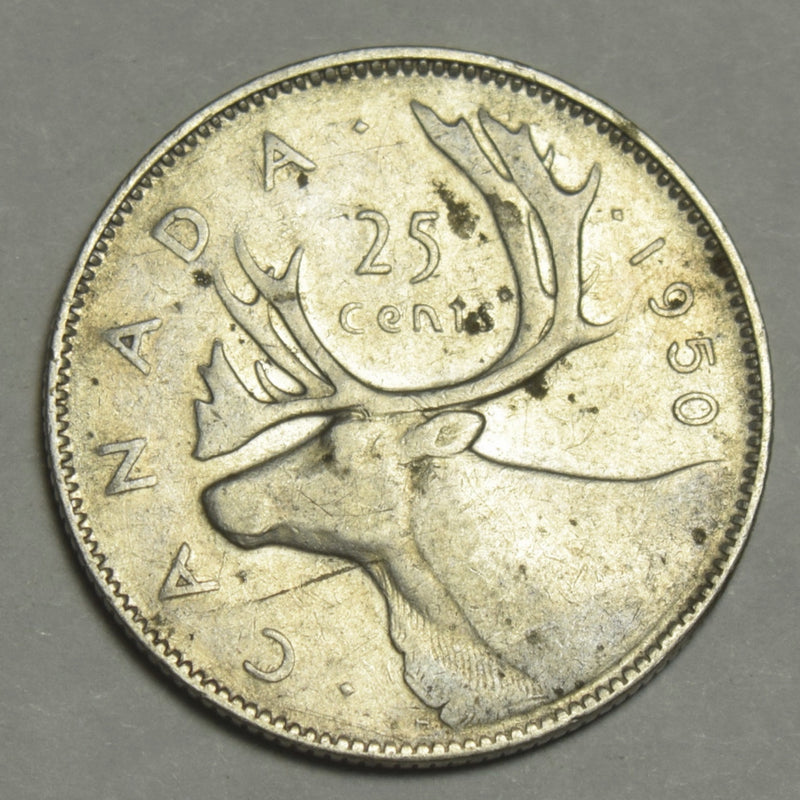 1950 Canadian Quarter . . . . Extremely Fine
