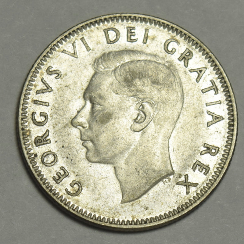 1950 Canadian Quarter . . . . XF/AU