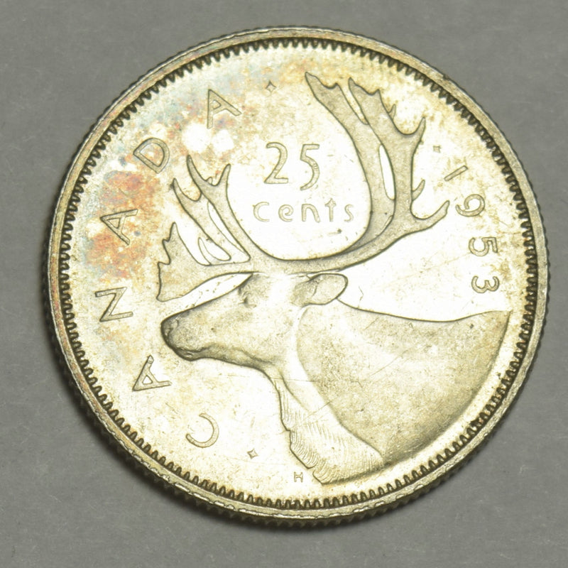 1953 SD Canadian Quarter . . . . Select Brilliant Uncirculated