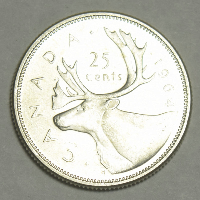 1964 Canadian Quarter . . . . Gem BU Prooflike