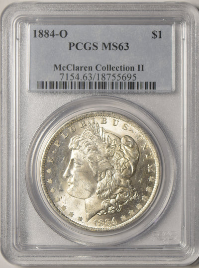 1884-O Morgan Dollar . . . . PCGS MS-63 McClaren Collection II