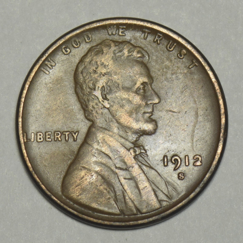 1912-S Lincoln Cent . . . . Extremely Fine