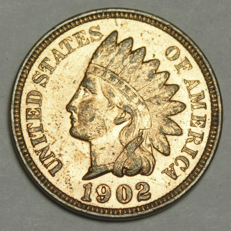 1902 Indian Cent . . . . XF coating on coin