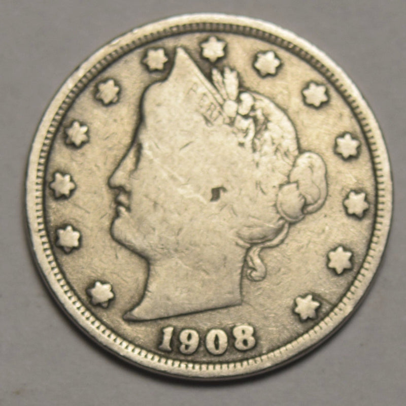 1908 Liberty Nickel . . . . Very Good