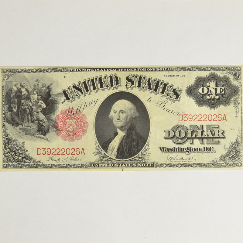 $1.00 1917 United States Note Fr. 36 . . . . Choice About Uncirculated