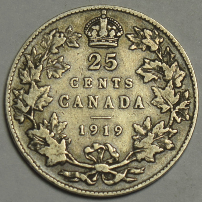 1919 Canadian Quarter . . . . Fine