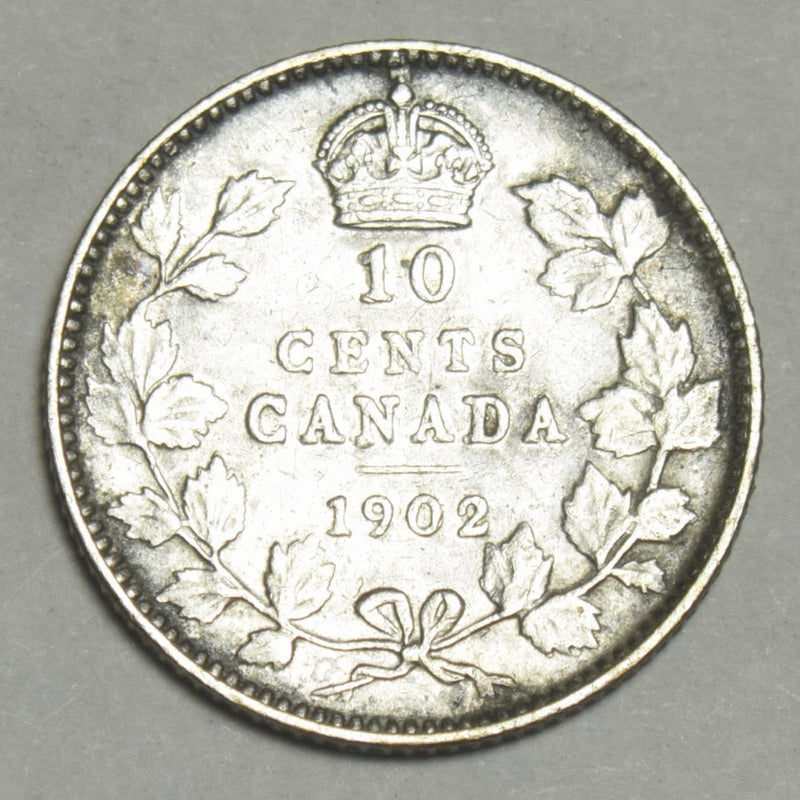 1902 Canadian 10 Cents . . . . Fine/VF