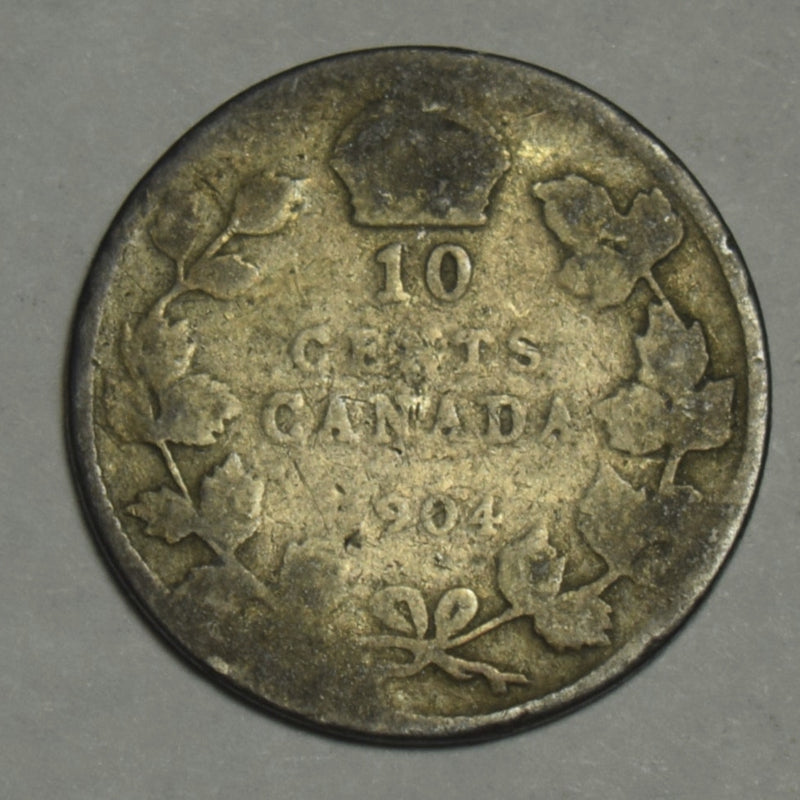 1904 Canadian 10 Cents . . . . Good
