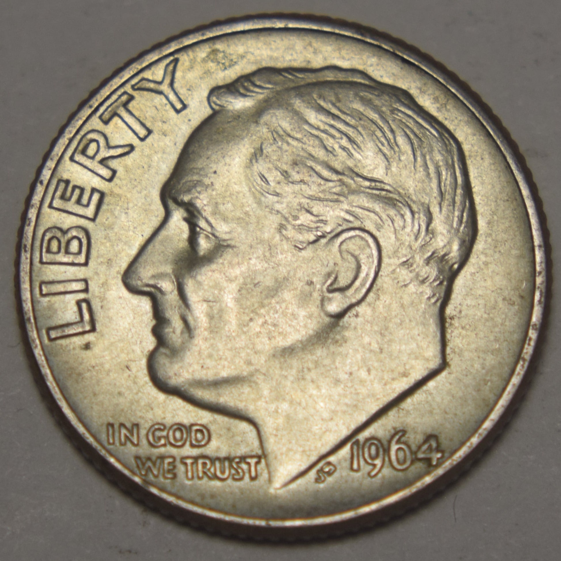 1964-D Roosevelt Dime Brilliant Uncirculated – Mount Vernon Coin