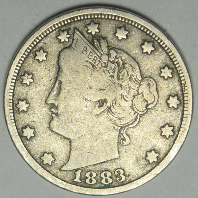 1883 No CENTS Liberty Nickel . . . . Fine