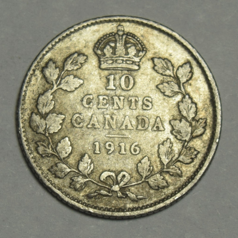 1916 Canadian 10 Cents . . . . Fine/VF
