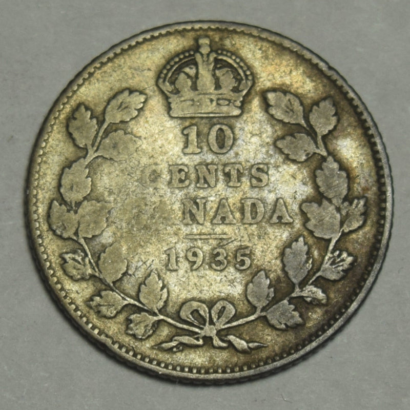 1935 Canadian 10 Cents . . . . Very Good