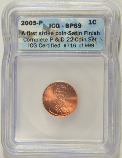 2005-P Lincoln Cent . . . . ICG SP-69