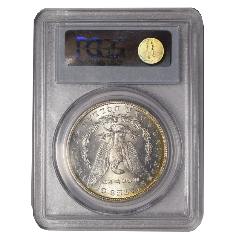 1881-S Morgan Dollar . . . . PCGS MS-65+ Color!