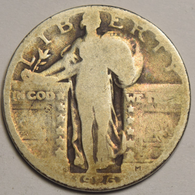 1926-S Standing Liberty Quarter . . . . About Good