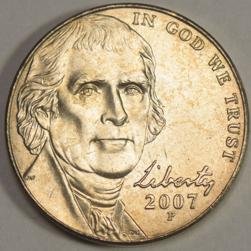 2007 Jefferson Nickel . . . . Brilliant Uncirculated
