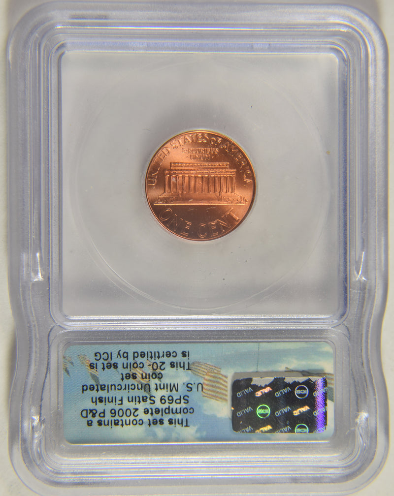 2006-P Lincoln Cent . . . . ICG SP-69