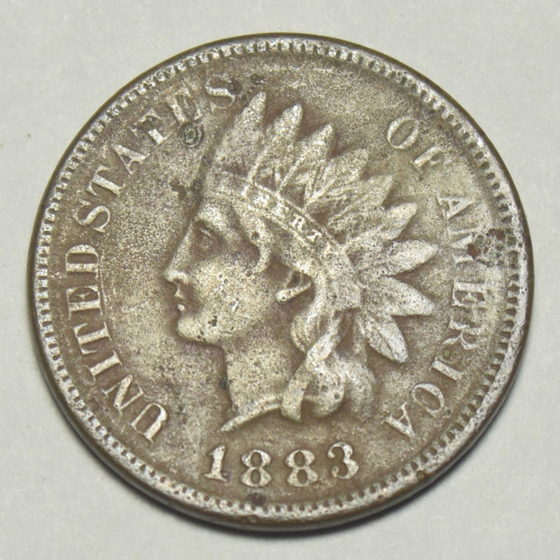 1883 Indian Cent . . . . VF corrosion