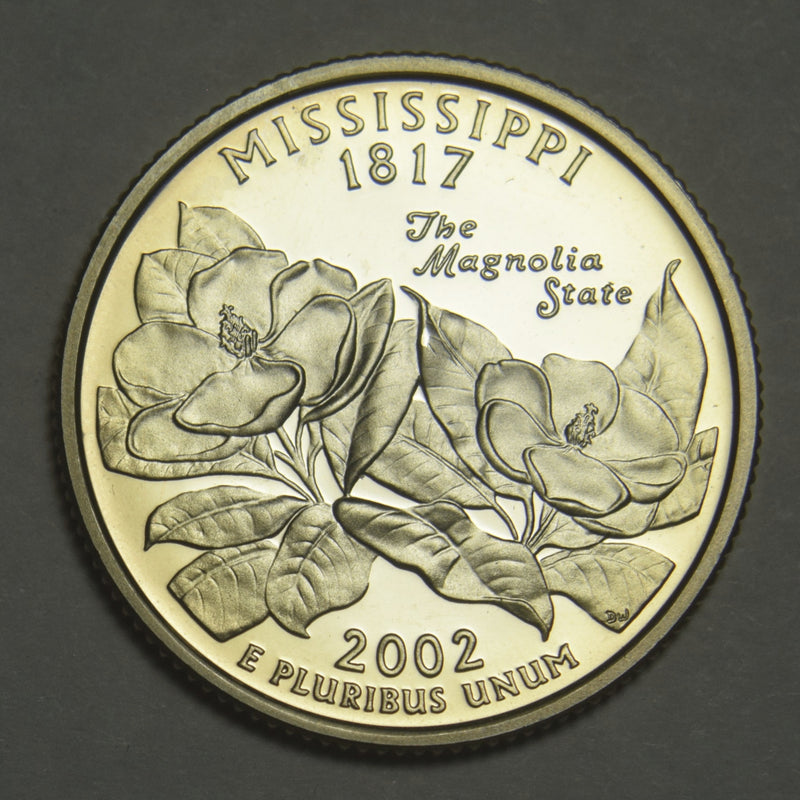2002-S Mississippi State Quarter . . . . Superb Brilliant Proof