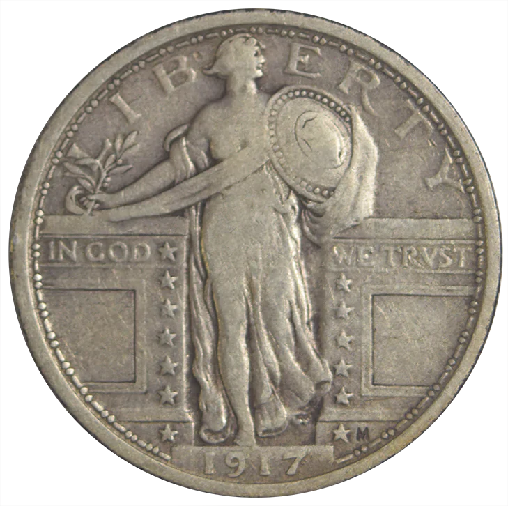 1917 Type 1 Standing Liberty Quarter . . . . Extremely Fine