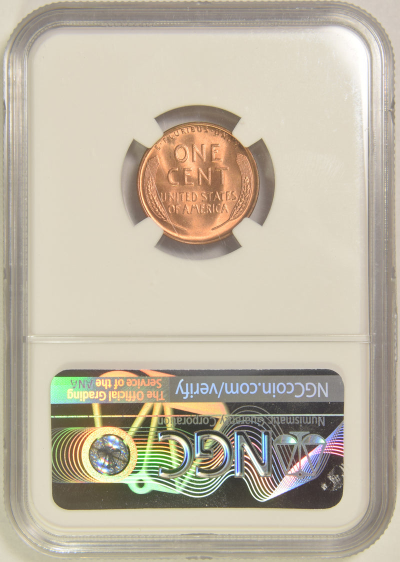1937 Lincoln Cent . . . . NGC MS-66 RD