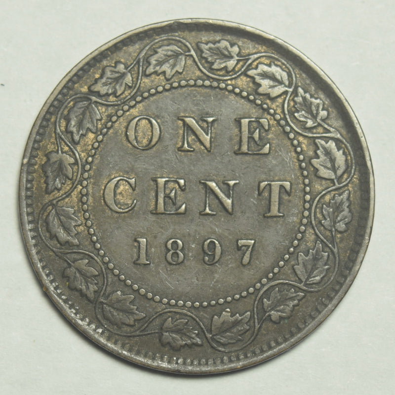 1897 Canadian Cent . . . . VF/XF
