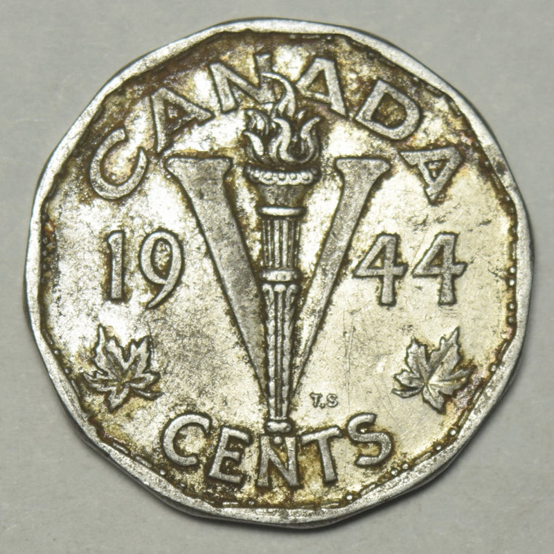 1944 Canadian 5 Cents . . . . Very Fine