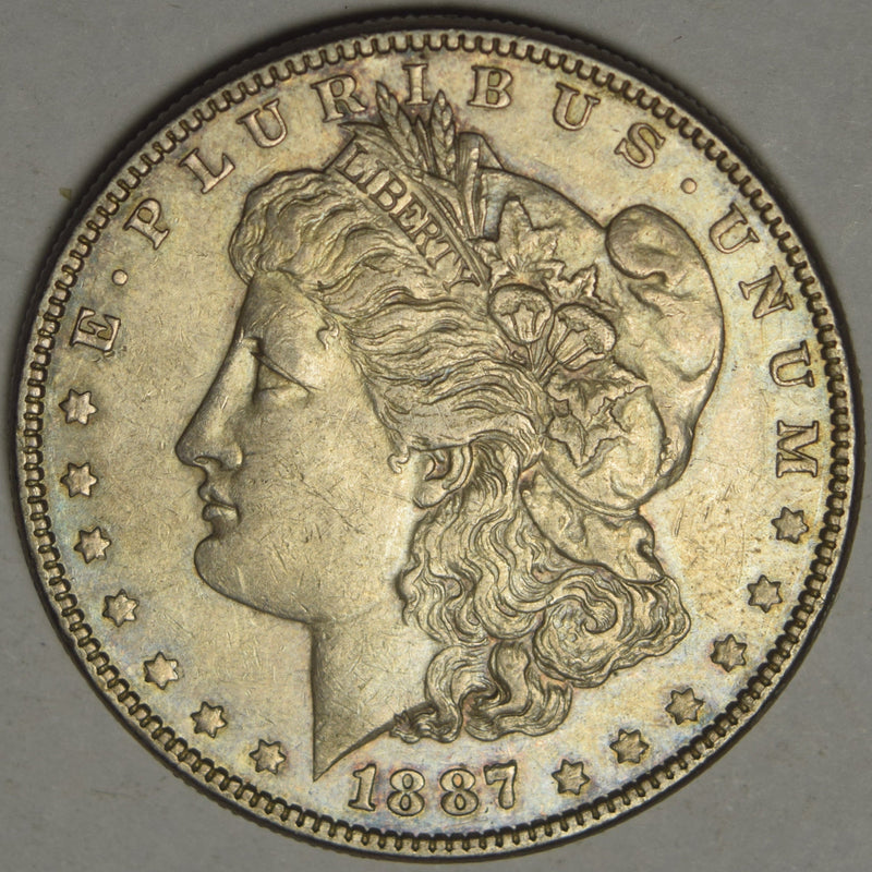 1887 Morgan Dollar . . . . Choice About Uncirculated