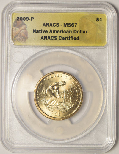 2009-P Native American Dollar . . . . ANACS MS-67