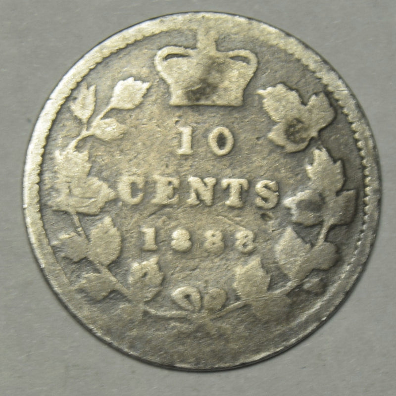 1888 Canadian 10 Cents . . . . Good