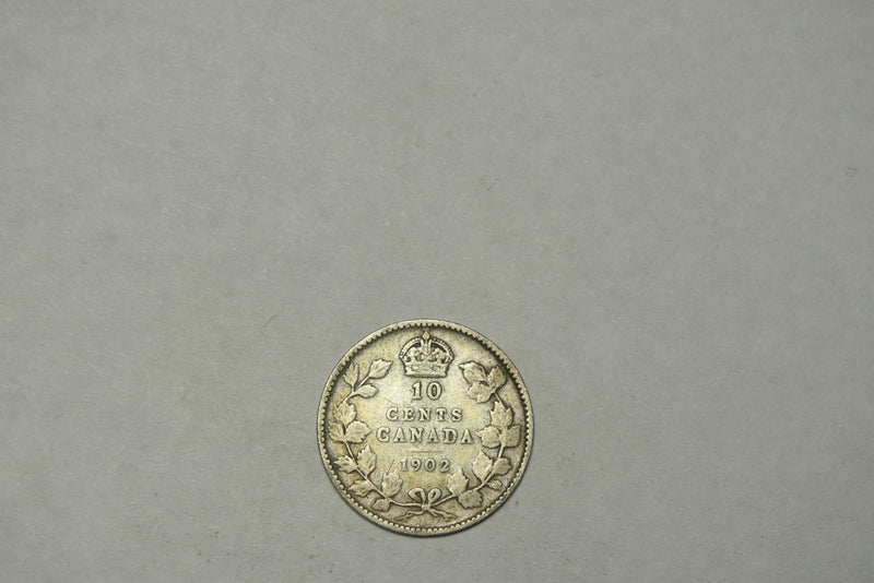 1902 Canadian 10 Cents . . . . VG/Fine