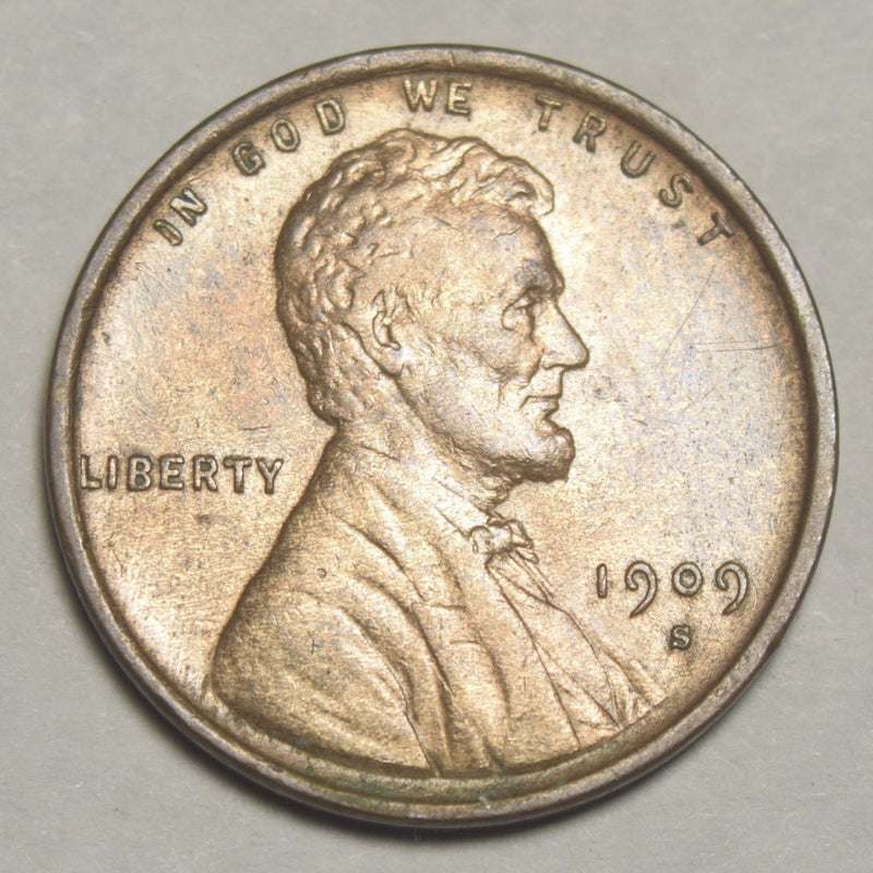 1909-S VDB Lincoln Cent . . . . Select BU Red/Brown