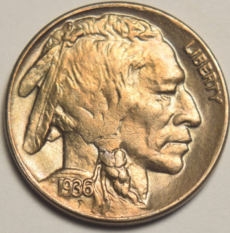 1936-D Buffalo Nickel . . . . Choice Brilliant Uncirculated