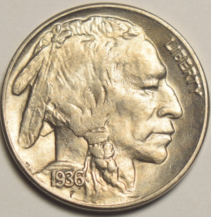1936-S Buffalo Nickel . . . . Choice Brilliant Uncirculated