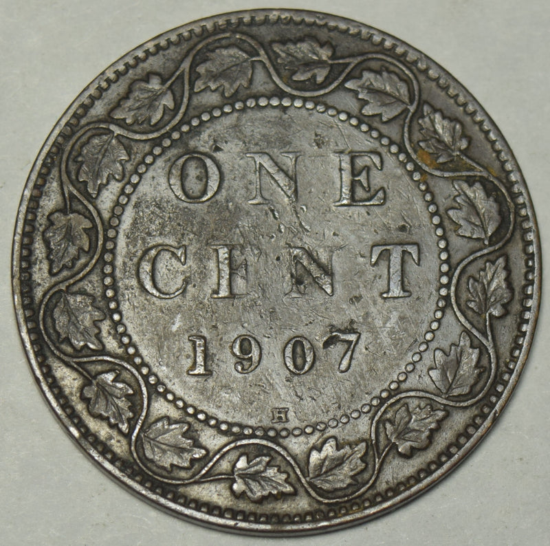 1907-H Canadian Cent . . . . Very Fine