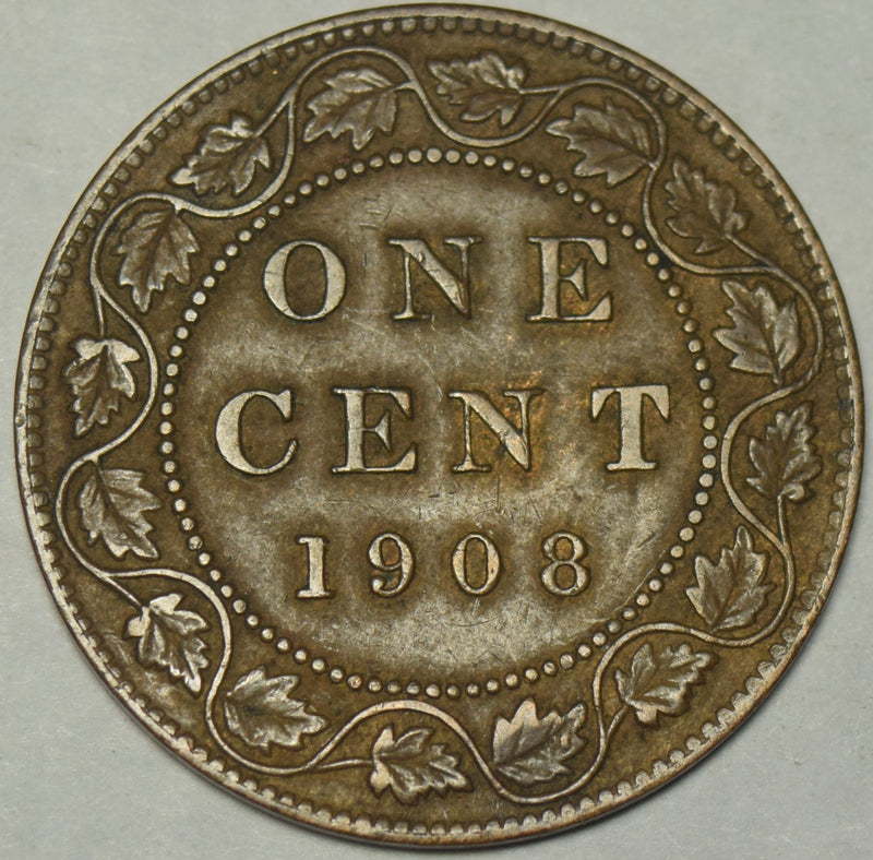 1908 Canadian Cent . . . . Extremely Fine