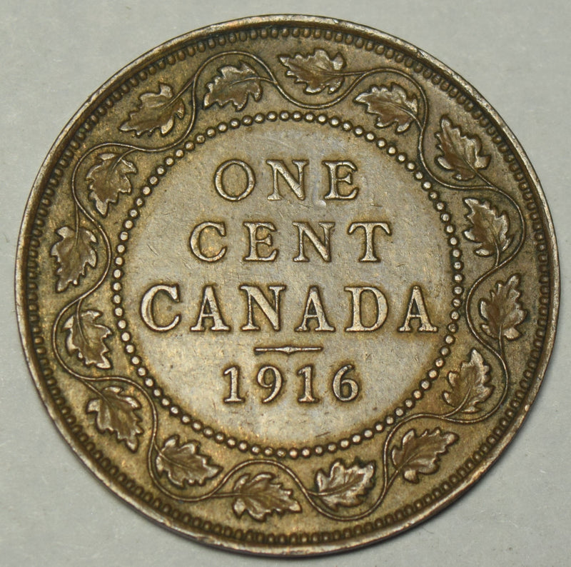 1916 Canadian Cent . . . . Choice About Uncirculated