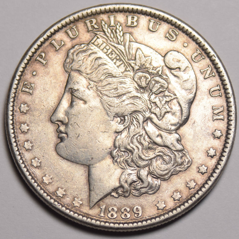 1889 Morgan Dollar . . . . AU cleaned