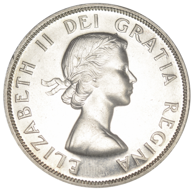 1954 Canadian Silver Dollar . . . . Gem Brilliant Uncirculated