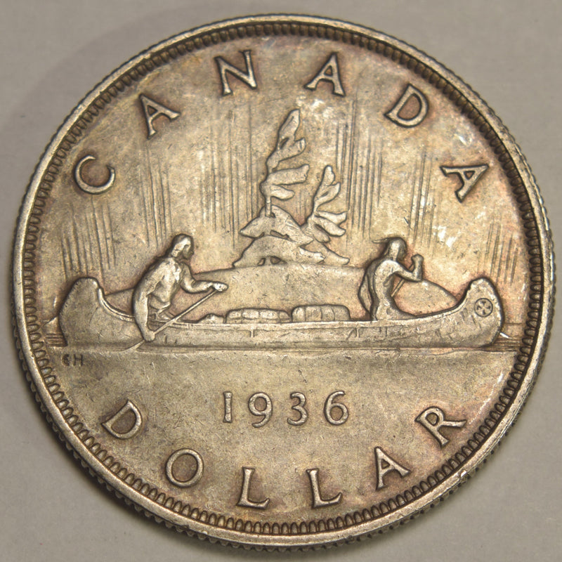 1936 Canadian Silver Dollar . . . . Choice About Uncirculated