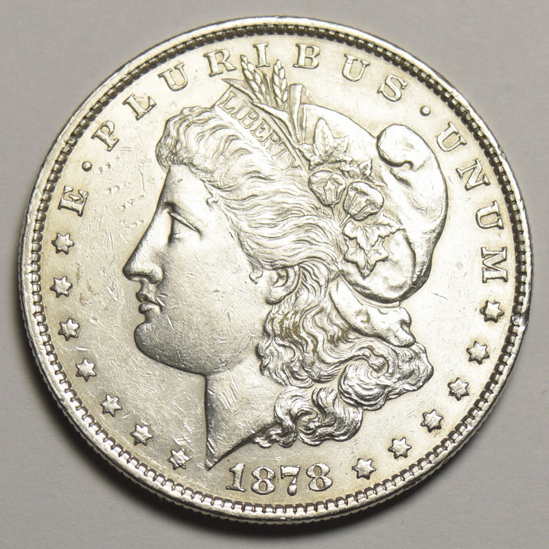 1878 Reverse of 1879 Morgan Dollar . . . . Choice About Uncirculated