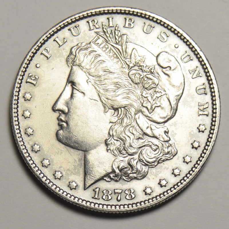 1878 7TF Morgan Dollar . . . . XF polished