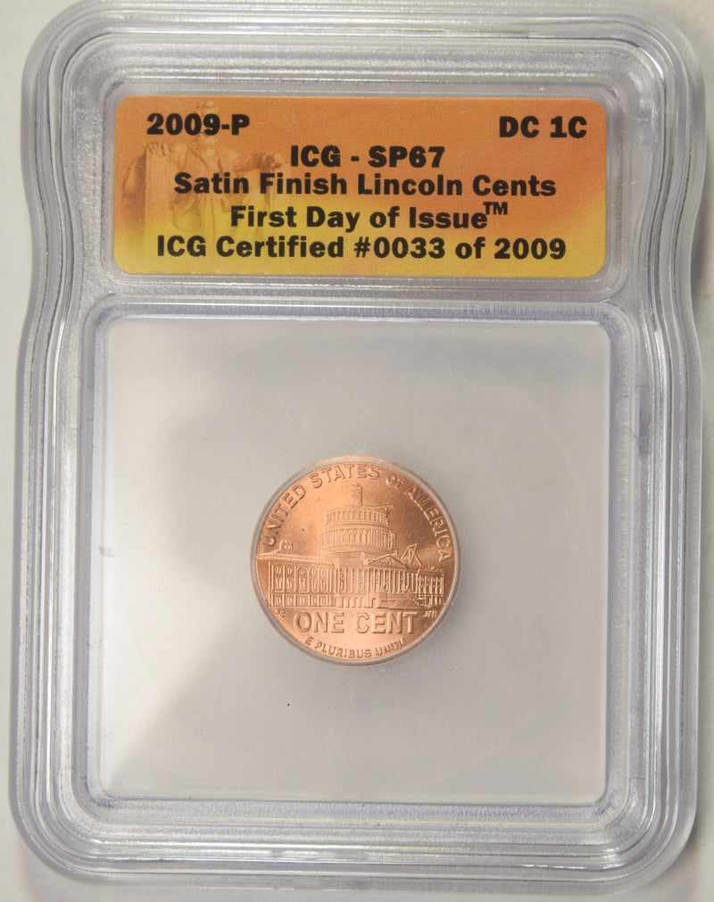 2009-P Presidency Lincoln Cent . . . . ICG SP-67