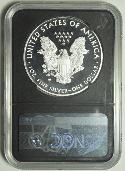 2020-W Silver Eagle . . . . NGC PF-70 Ultra Cameo First Day of Issue Retro Holder