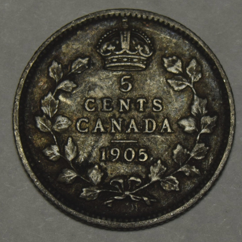 1905 Canadian 5 Cents . . . . Extremely Fine