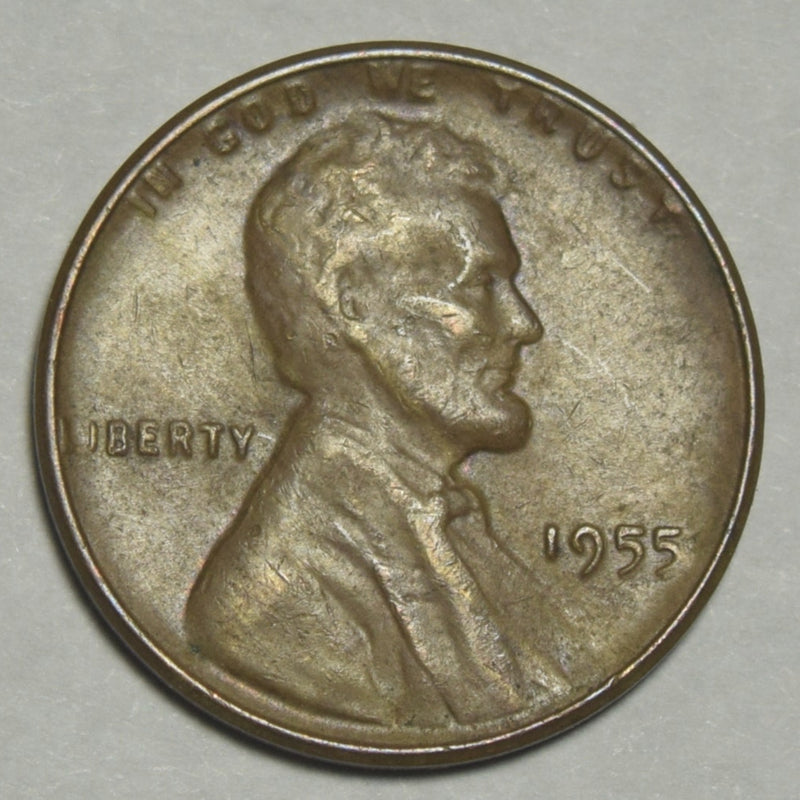 1955 Poor Man Doubled Die Lincoln Cent . . . . Choice Uncirculated Brown