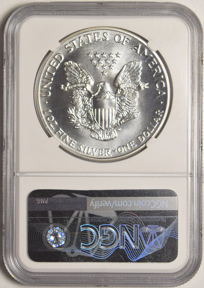 1992 Silver Eagle . . . . NGC MS-69