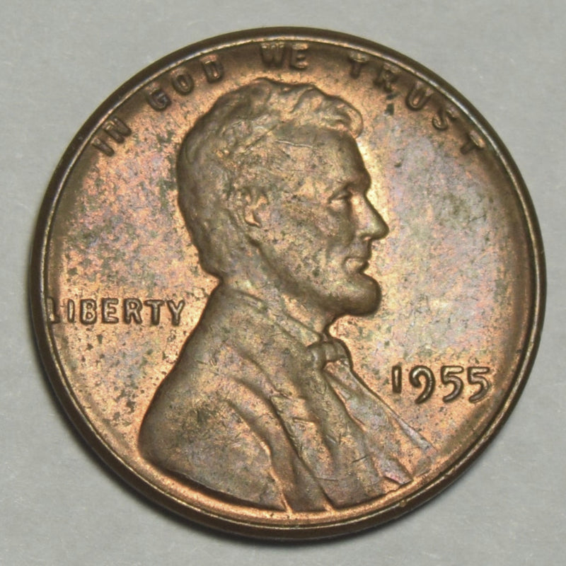 1955 Poor Man Doubled Die Lincoln Cent . . . . Choice BU Red/Brown